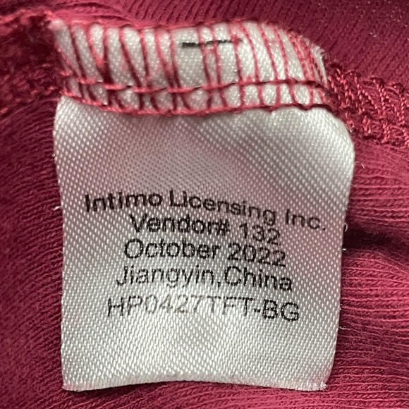 Harry Potter Gryffindor Crest Tank Top - Burgundy | 100% Cotton | Youth Size: 12 - Picture 4 of 6